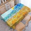 Van Gogh Oil Painting Waterproof Coffee Table Table Cover Rectangular Tablecloths Party Wedding Decoration Table Cloth Manteles