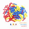 100Pcs BV1.25 BV2 BV5.5  Insulated Butt Connector Electrical Automotive Cable Wire Crimp Terminal