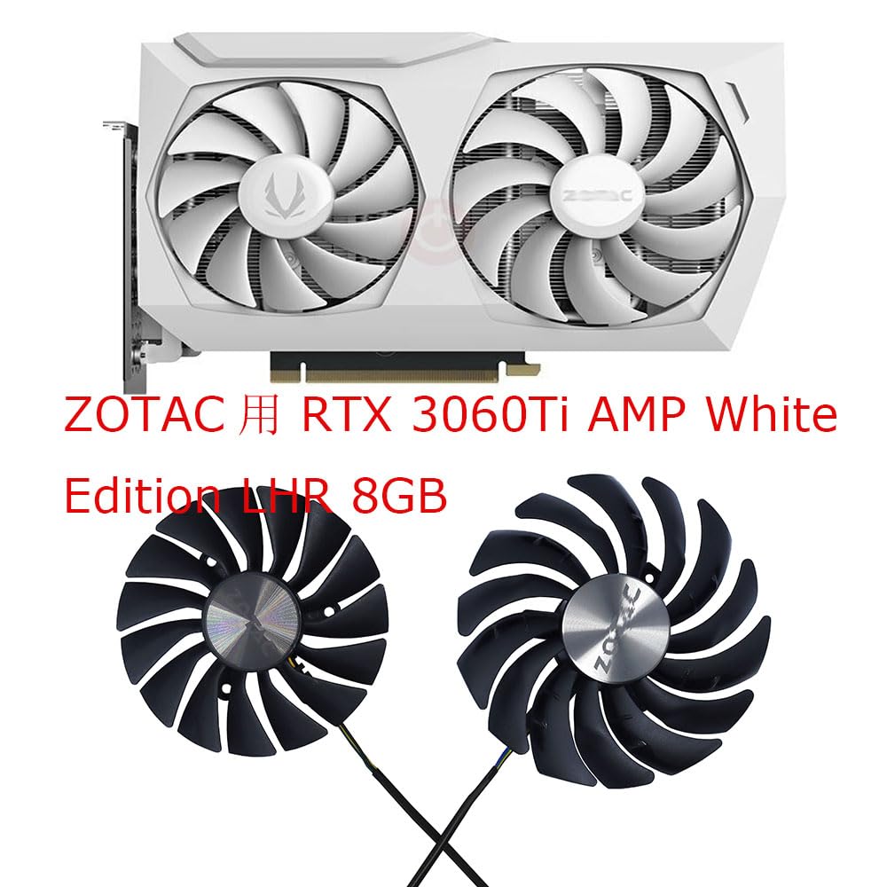 Общая замена DIY GPU охлаждения вентилятора платы вентилятора для ZOTAC GAMING RTX 3060Ti AMP 3070 White Edition заглушки кулера GAA8S2U кулер, GPU