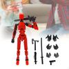 3D Printed Action Figure Male Body Sketch Model Full Articulation for