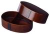 Sakai Sangyo Kiso Hinoki Oval Menpa Single-Tier Bentwood Lunch Box, Made In Japan, Lacquer, Kiso Lacquerware
