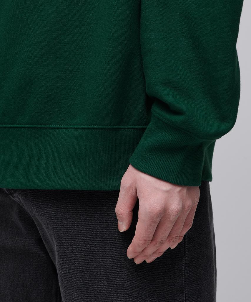 MUSINSA STANDARD Oversized Rugby Sweatshirt [Green]