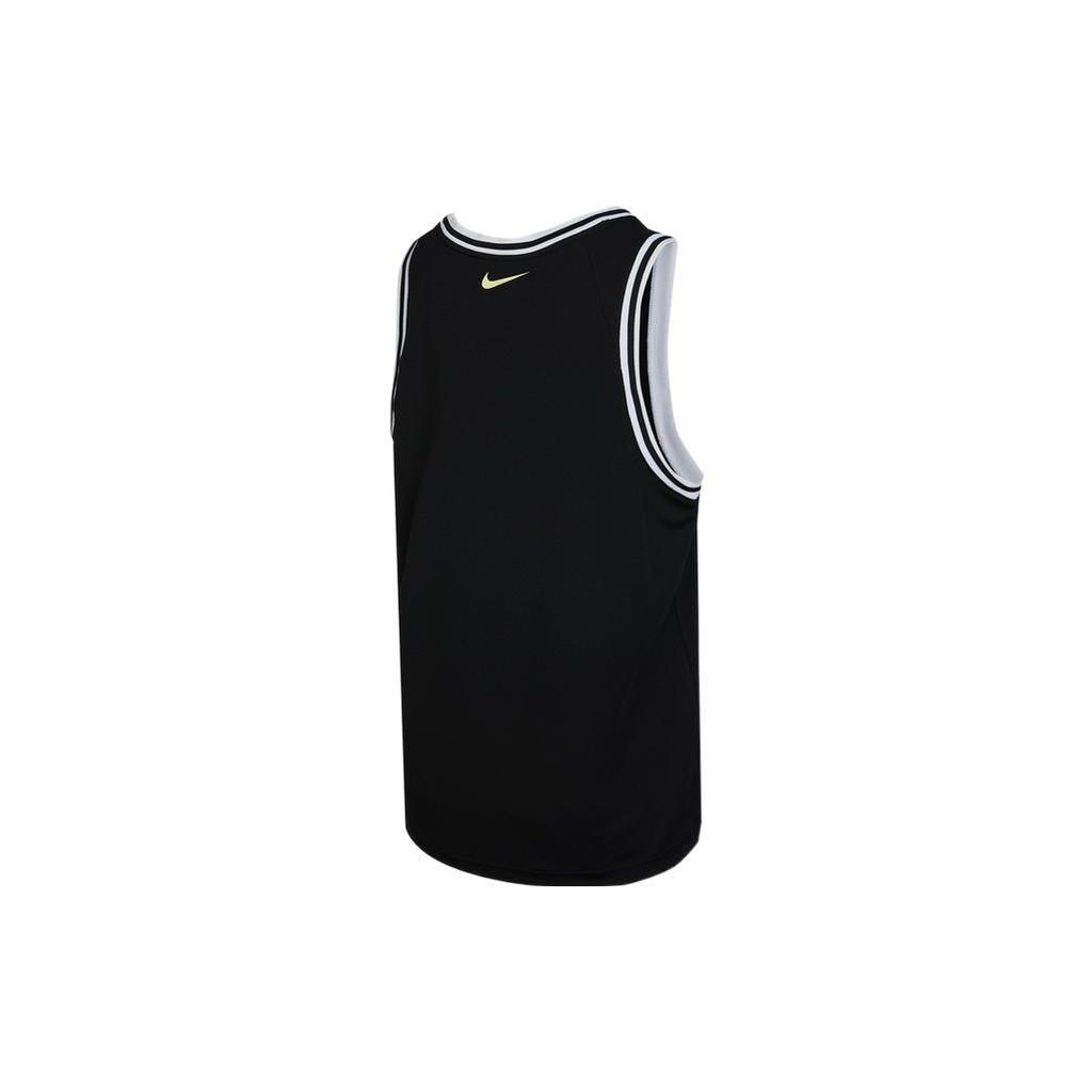 Nike Dri-Fit Printed Breathable Basketball Tank Top Men Tops Black DV3191-010