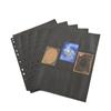 Album Collection Card Organizer Card Album Inner Page Loose-leaf Inners Black Storage Page