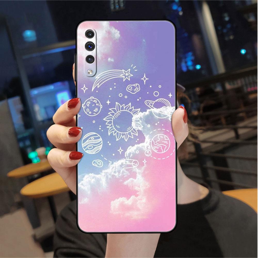 Чехол Cosmic Planet для Samsung Galaxy A50 A20e A70 A10 A40 A20s A10s M30s M23 M51 M31s черный мягкий чехол для телефона