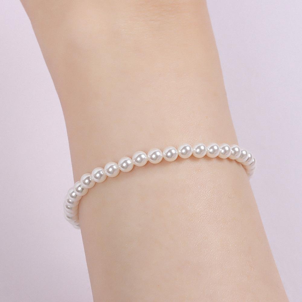 [Магнитный One-Touch] Браслет Joy Pearl_Жемчуг 4 мм