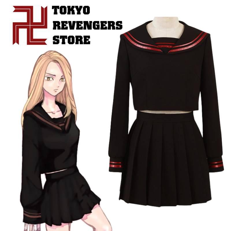 Косплей школьницы в японском стиле с нашим костюмом для косплея «Токийские мстители»