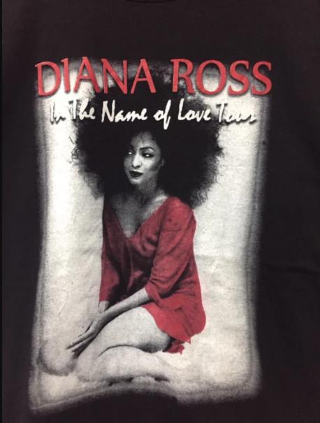 Diana Ross In The Name of Love All size Fifft fanily Tshirt