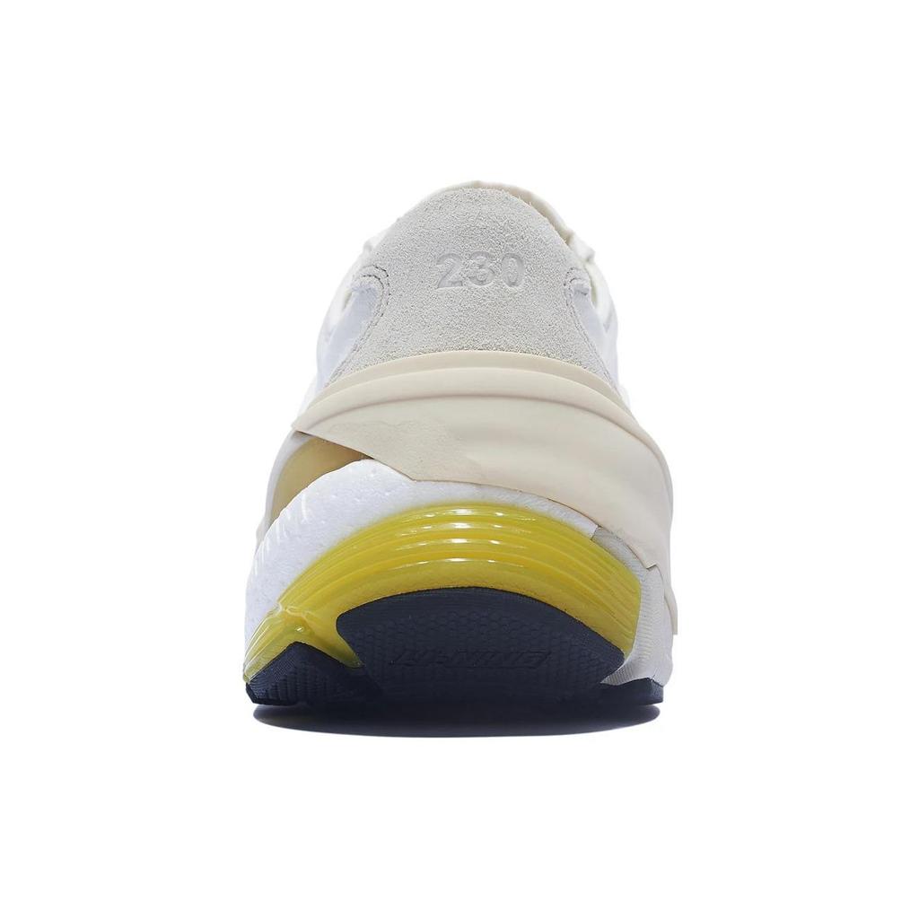 Li Ning Wu Ji Wear Resistant Breathable Low Top Skate Shoes Women Skate Shoes Cream-White AZGT038-2
