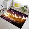 Genshin Impact HD Printed Carpet Household Rug Children's Room Living Room Chair Bedside Modern Simple Floor Mat Kawaii Rug