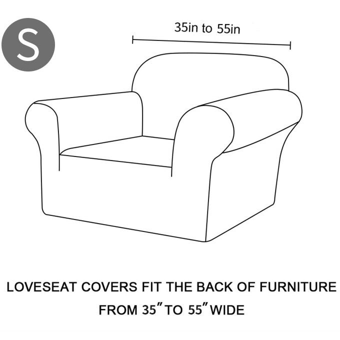 Waterproof Elastic Sofa Covers 1/2/3/4 Seats Solid Couch Cover Sofa Slip Cover Protector Bench Covers
