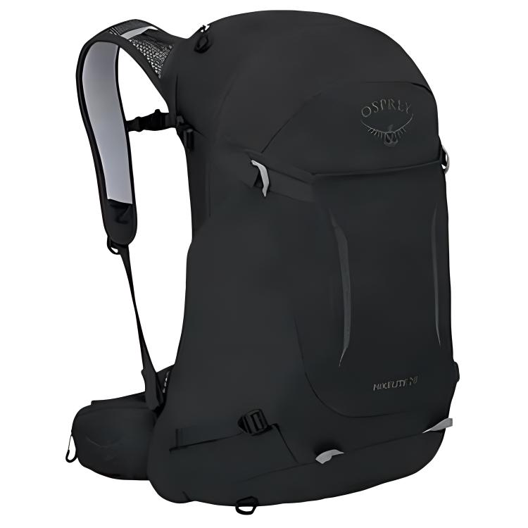 Osprey 28L Hikelite Lightweight Large Capacity Hiking Backpack Unisex Backpack Black 10004871