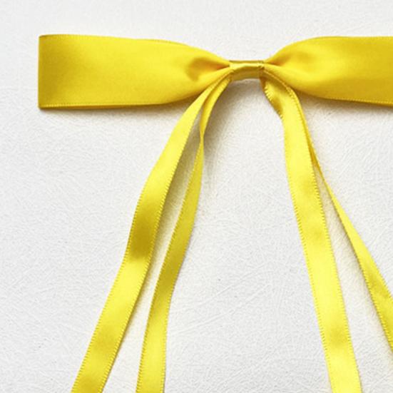 Заколка для волос для девочки, длинная лента, бант, декор, заколка для волос, декоративная заколка для волос на затылок, металлические шпильки, аксессуары для волос на День святого Валентина