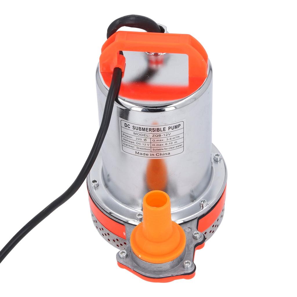 DC12V 220W погружной насос высокого давления водяной насос с 1 дюйм 1,5 дюйма 2 дюйма выпускного отверстия для пруда Po