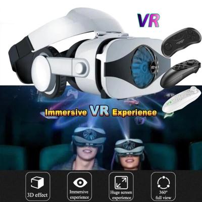 Очки виртуальной реальности VR, 3D VR-устройство с креплением на голову, Умные очки-шлем, Иммерсивный мобильный видеоопыт