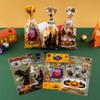 50pcs Snack Pouch Halloween Candy Bags Transparent Cellophane Pack Gift Bags  Kids Party Favors