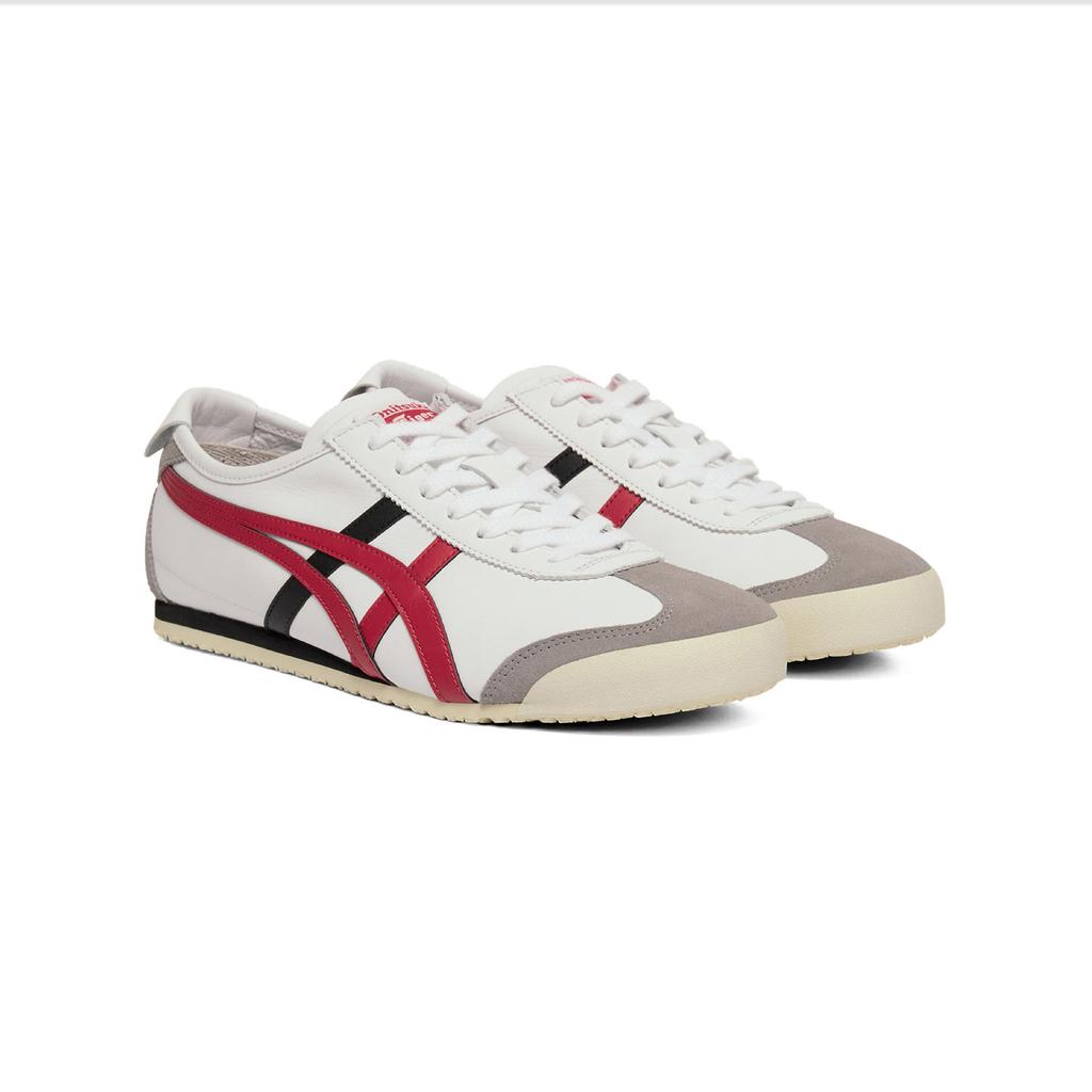 ONITSUKA TIGER Кроссовки Mexico 66 Белые Классические Красные Унисекс 1183C102_105