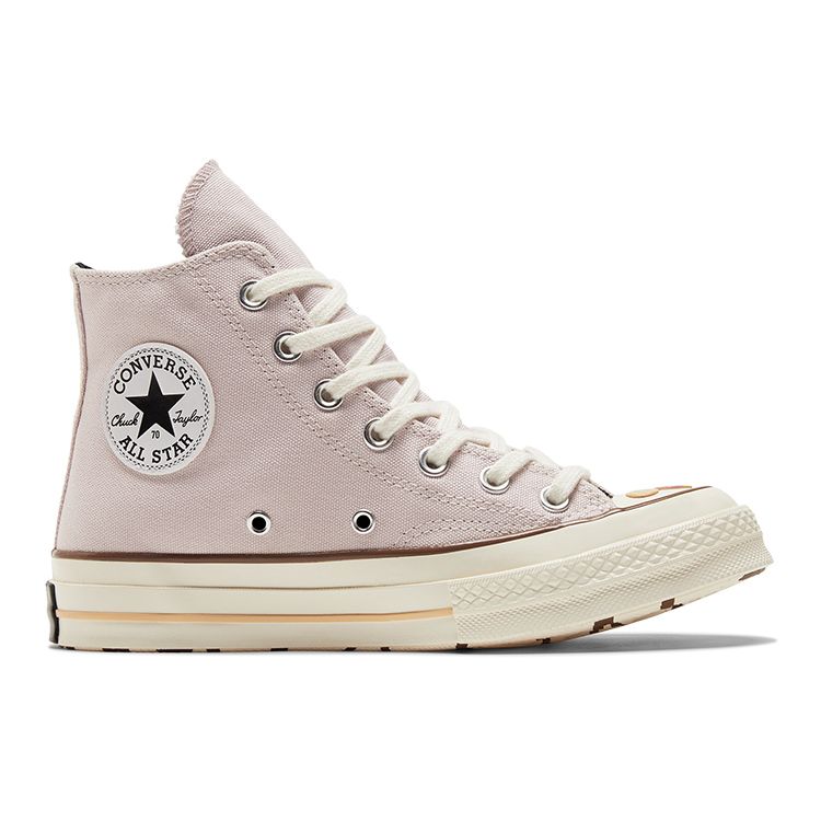 Converse Chuck 70 High Dessert - розовые кроссовки унисекс белые A03750C