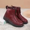 Зимние женские ботинки Легкие ботильоны Сохраняют тепло Ботинки на плоской подошве Удобные нескользящие женские туфли с молнией спереди Bota Feminina