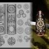 Exquisite Clock Gears 3D Silicone Nails Mold For Nail Charms Diy Nail Art Decorations Soft Stamping Mold Manicure Design Tools