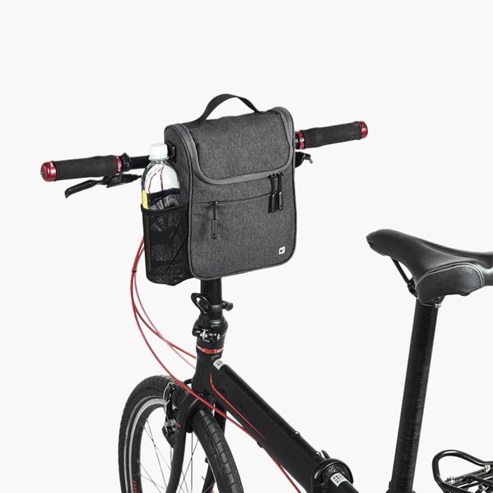 Велосипедная передняя сумка большой емкости, многофункциональная сумка для велосипеда с водонепроницаемым чехлом для складного велосипеда, электросамоката