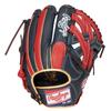 Rawlings HYPER TECH COLOR SYNC Мягкая бейсбольная перчатка для ловли, Универсальная, GR6HTCN65, Темно-синий/Алый, 11,75 дюйма, Для правши