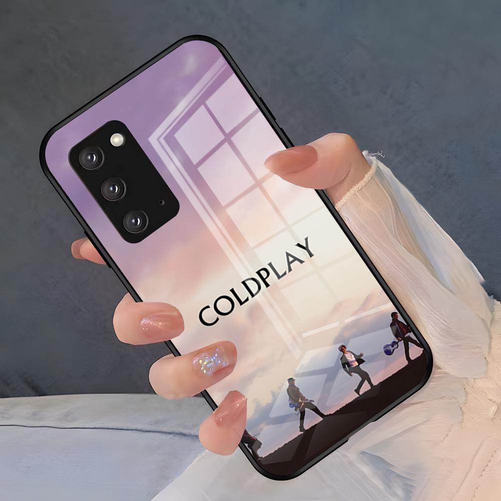 Чехол для телефона Band C-Coldplay для Samsung S26 S25 Plus S20 S20 Plus S22 Ultra S23 FE S21 Plus S21 Ultra Стеклянная крышка