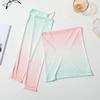 2Pcs/Set Face Guard Sun Protection Oversleeve Set, Ice Silk Cooling Fabric Arm Sleeves with Thumb Buckle Cuffs, Outdoor Cycling Driving Beach Summer