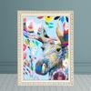 12*16 Inch Deer DIY 5D Diamond Painting Kit Full Drill Diamond Painting Acrylic Rhinestone Mosaic Painting Craft Home Wall Decor Gift Frameless