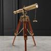 35.6 Cm Brass Telescope with Wooden Tripod Gift Wedding, Thanksgiving, Chinese New Year, Christmas, Table Top, Home, Office Decor