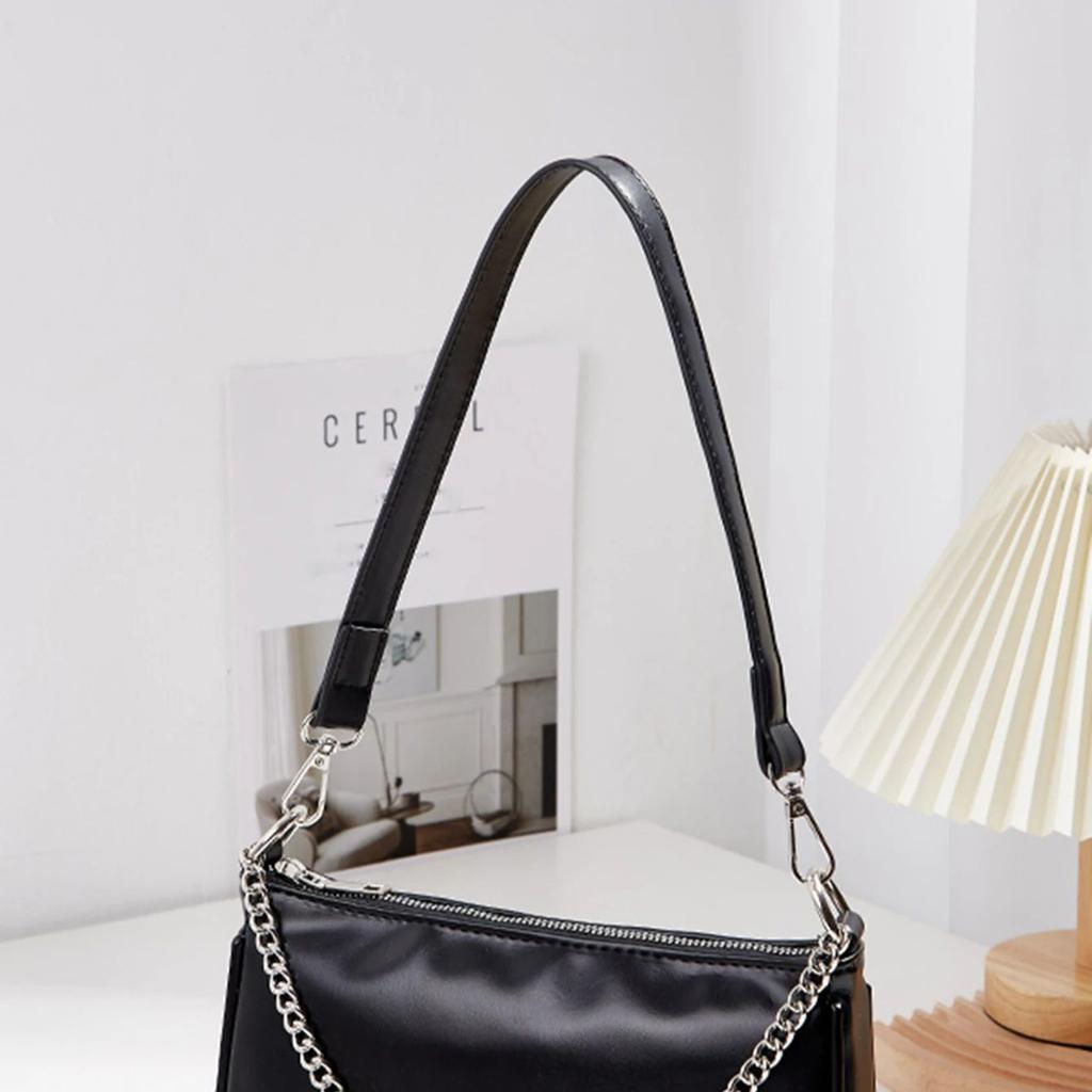 Joker Shoulder Bag for Women Black Messenger Bag Chain Bag Valentine's Day Gift New