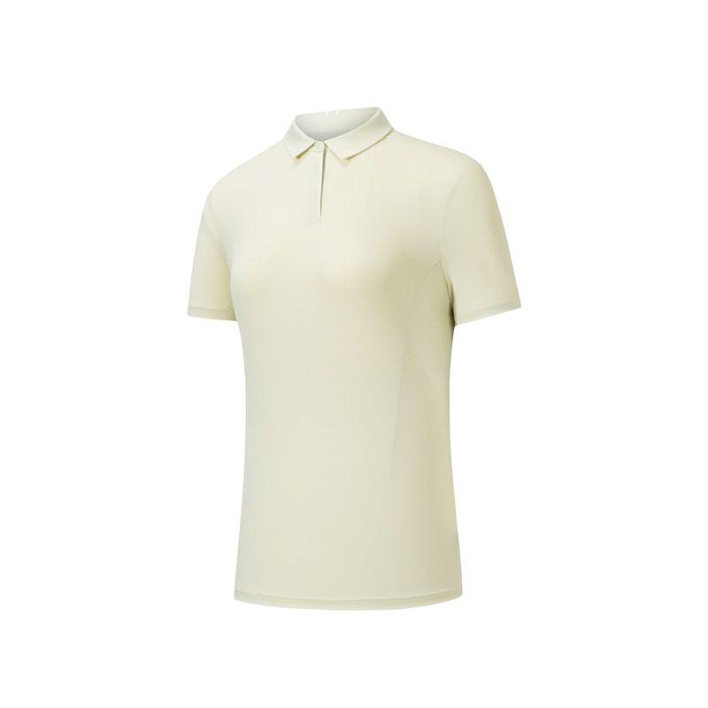 Anta Женская футболка-поло с коротким рукавом Champion серии All-Weather, мягкая, простая, универсальная, повседневная, топ 162620107-6
