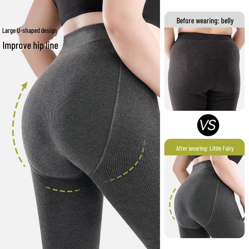 Женские бархатные леггинсы больших размеров: Толстые, теплые и нескользящие для осени/зимы