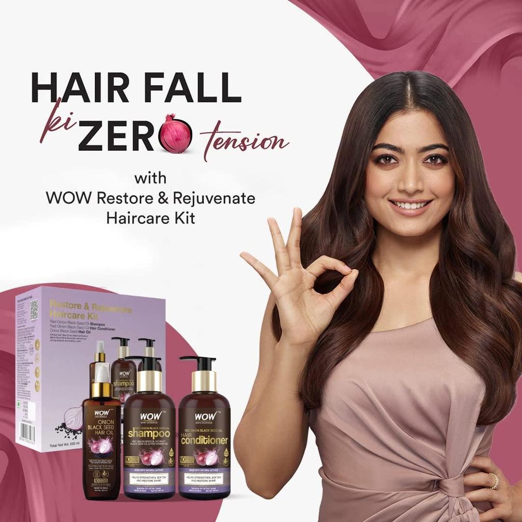 WOW Skin Science Ultimate Набор для ухода за волосами с луковым маслом