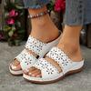 Comfortable Women's Wedge Heeled Sandals Casual Open Toe Summer Shoes Hollow Out Design