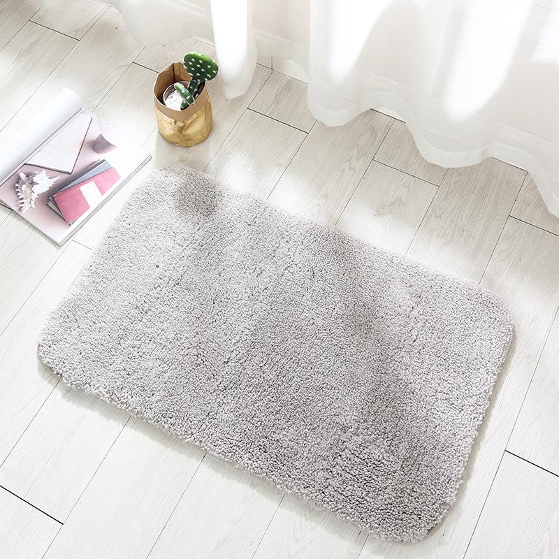 High-Pile Non-Slip Water-Absorbing Floor Mat for Kitchen & Bathroom