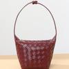 Trendy Woven Bucket Bag: Versatile Handheld & Casual Shoulder Bag for Women