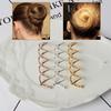 10Pcs Spiral Twist Hairpin Rotate Hairpin Bun Stick Hairstyle Diy