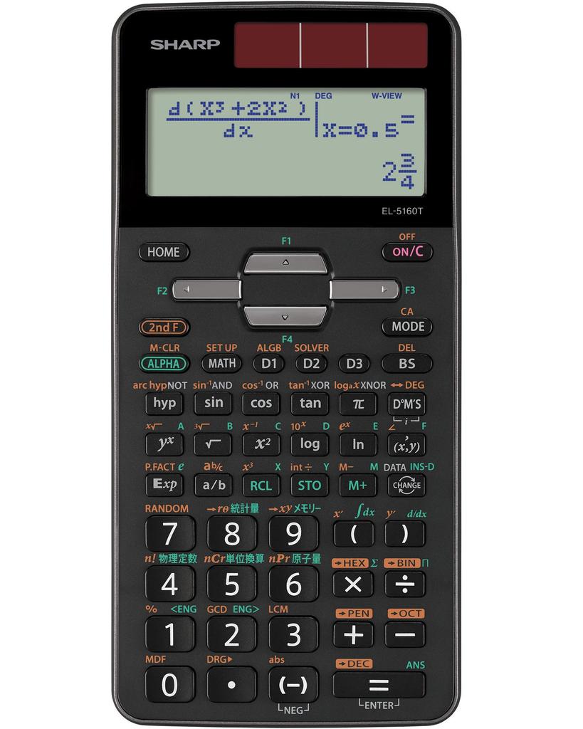 Научный калькулятор Sharp Pythagoras Expert Model EL-5160T-X