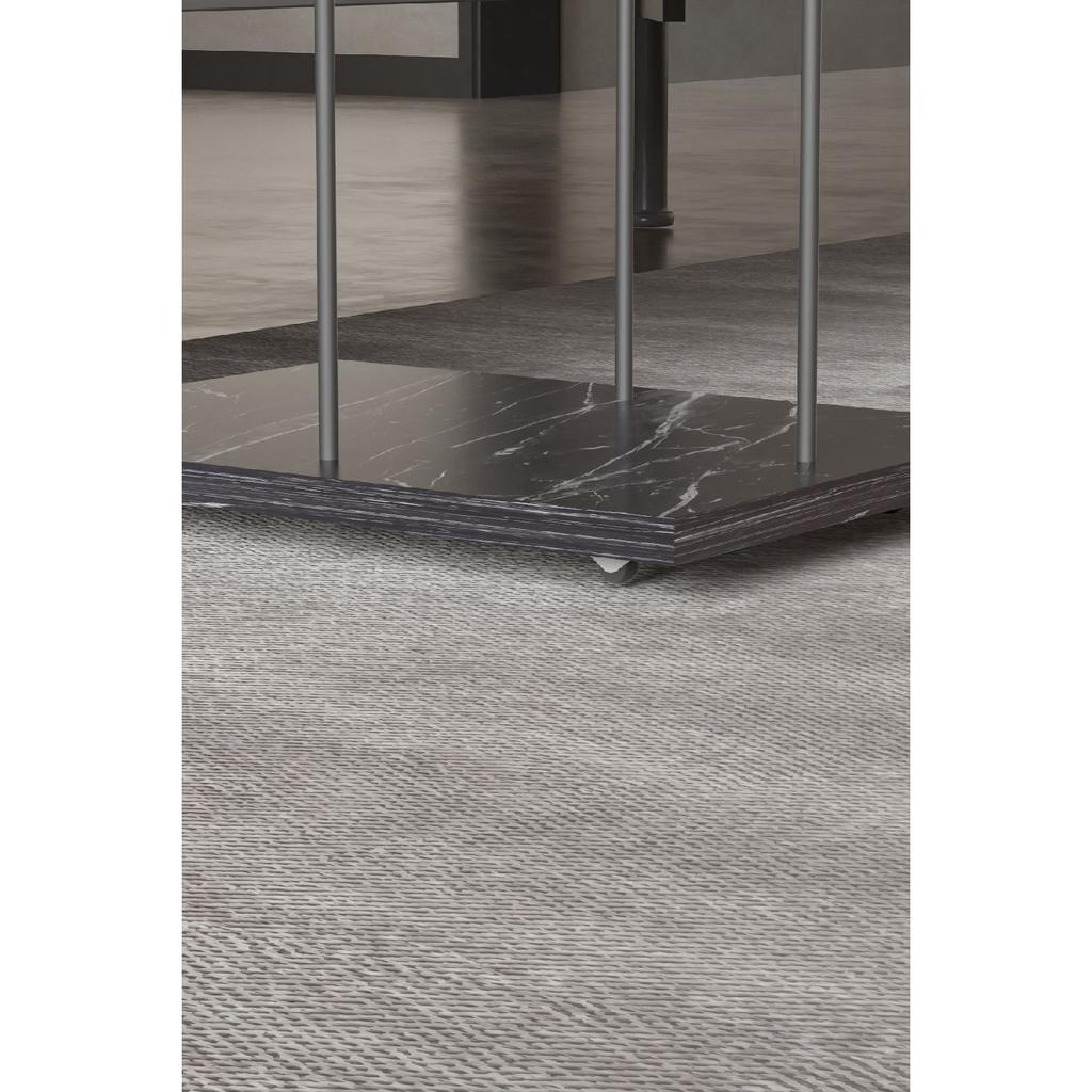 Приставной столик Сервировочный столик на колесиках, прямоугольный, из атлантической сосны