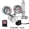 Aquarium CO2 Regulator Solenoid Valve Bubble Meter CO2 Control System Plant Water Grass Tank CO2 Pressure Reducing Valve