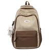 Женский легкий рюкзак большой емкости клетчатый рюкзак для школьников