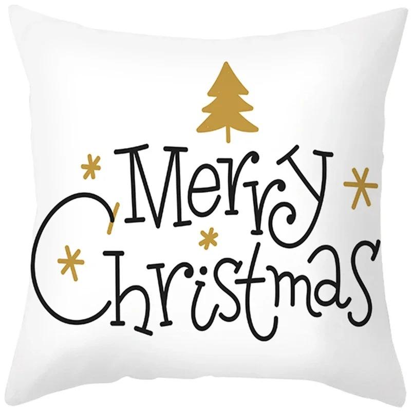 Наволочки с рождественской тематикой Аксессуары для автомобиля Офис Санта-Клаус Гостиная Диван Домашние наволочки