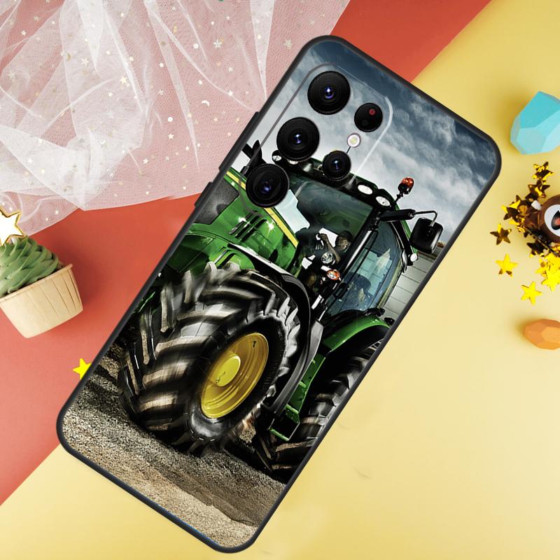Фермерский Трактор Чехол Для Samsung Galaxy S22 S23 S24 Ultra S8 S9 S10 Plus Note 10 20 Ultra S20 S21 FE Обложка