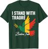 I Stand With Burkina Faso-Ibrahim Traoré Retro Bird Pan-African Fan Tee T-Shirt