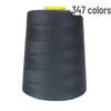 402 High-Speed Polyester Sewing Thread, 8000 Yards, Black & White for Industrial Sewing Machines