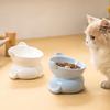Керамическая миска для питомца на высокой ножке, милая миска для корма для собаки, товары для питомцев, миска для кошки, защита шеи