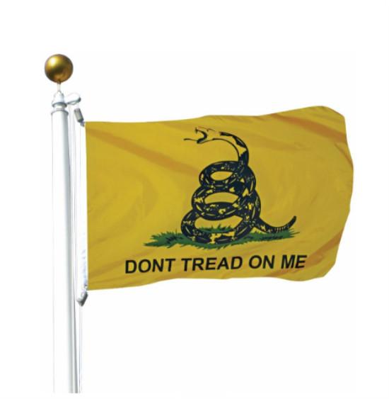 Dont Tread On Me Snake Flag Polyester Material Gadsden Flag For Independence Day Celebrations