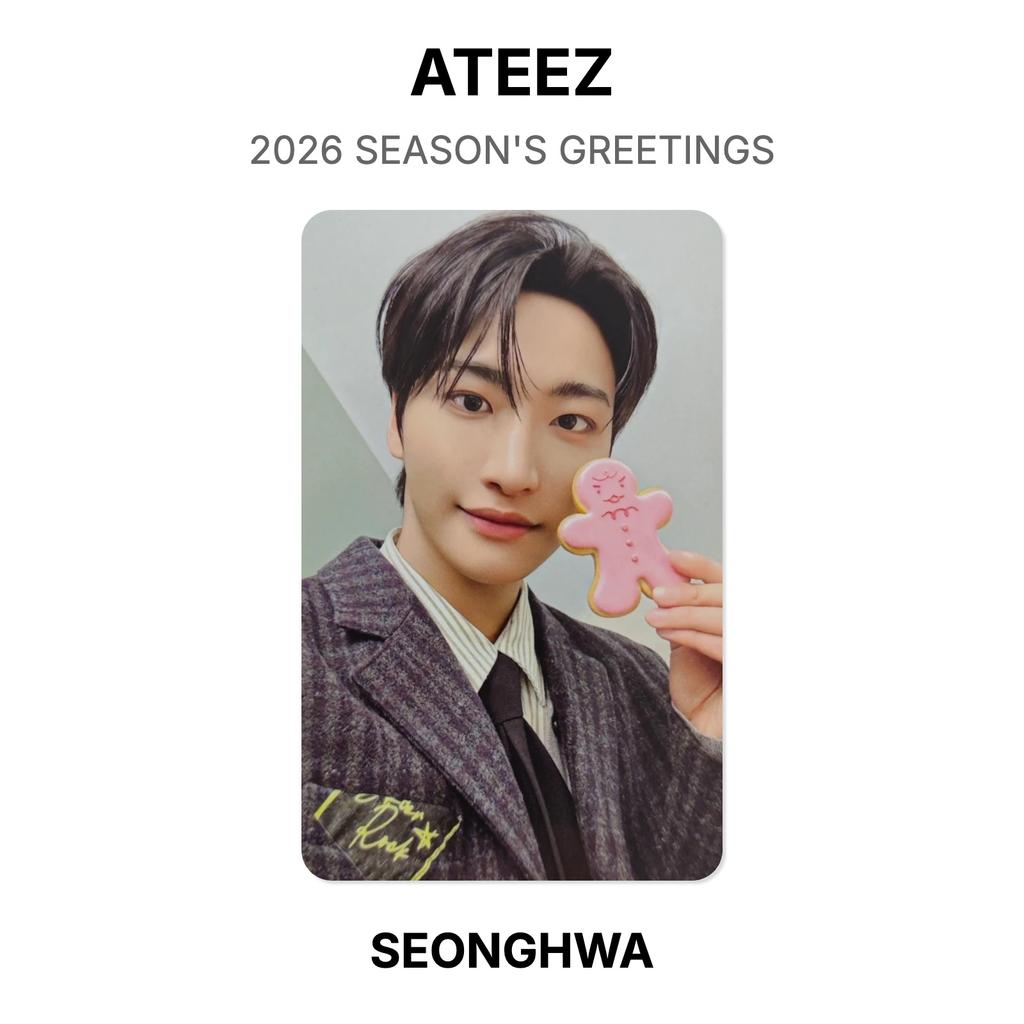 ATEEZ ПОЗДРАВЛЕНИЕ С СЕЗОНОМ 2026 Официальная фотокарточка