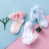 Girls Lace Socks Breathable Soft  Cotton Summer Thin Short Solid Sock Mesh Ruffle Princess Cute Casual Newborn